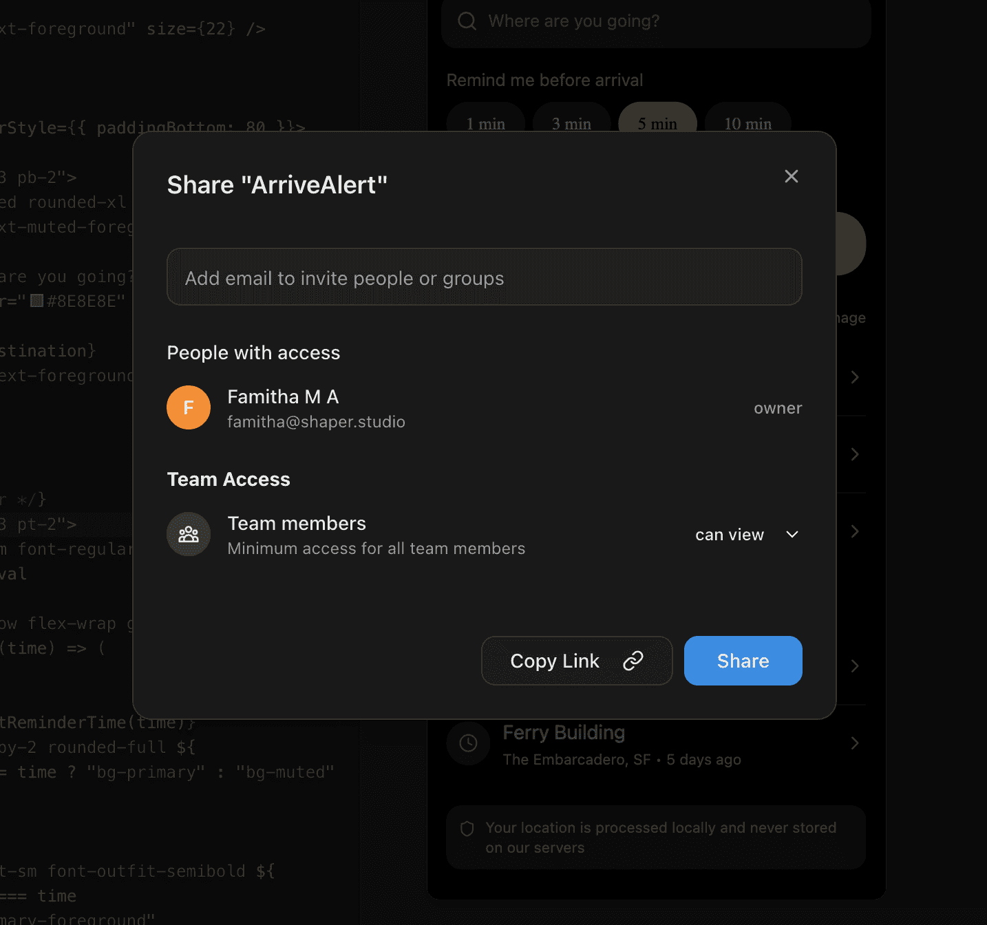 Share with your Team
