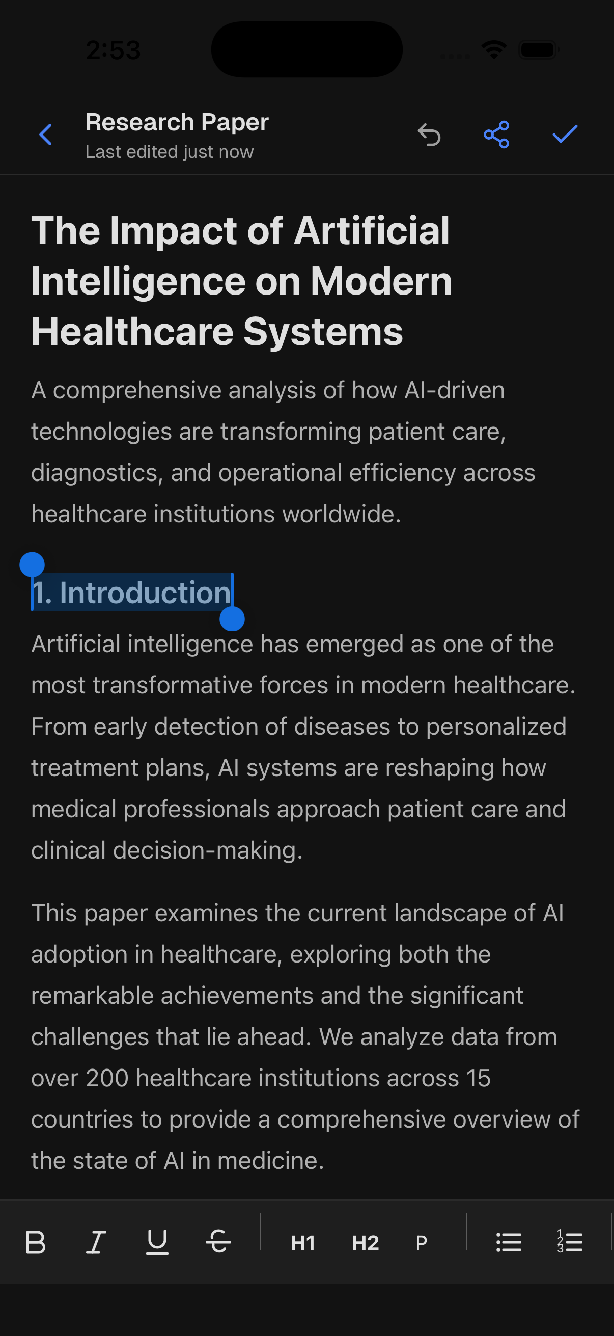 Editor screenshot of ChatPDF